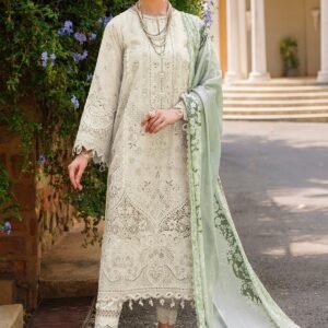 EMBROIDERED PRINTED LAWN SL12-D01 from Baroque